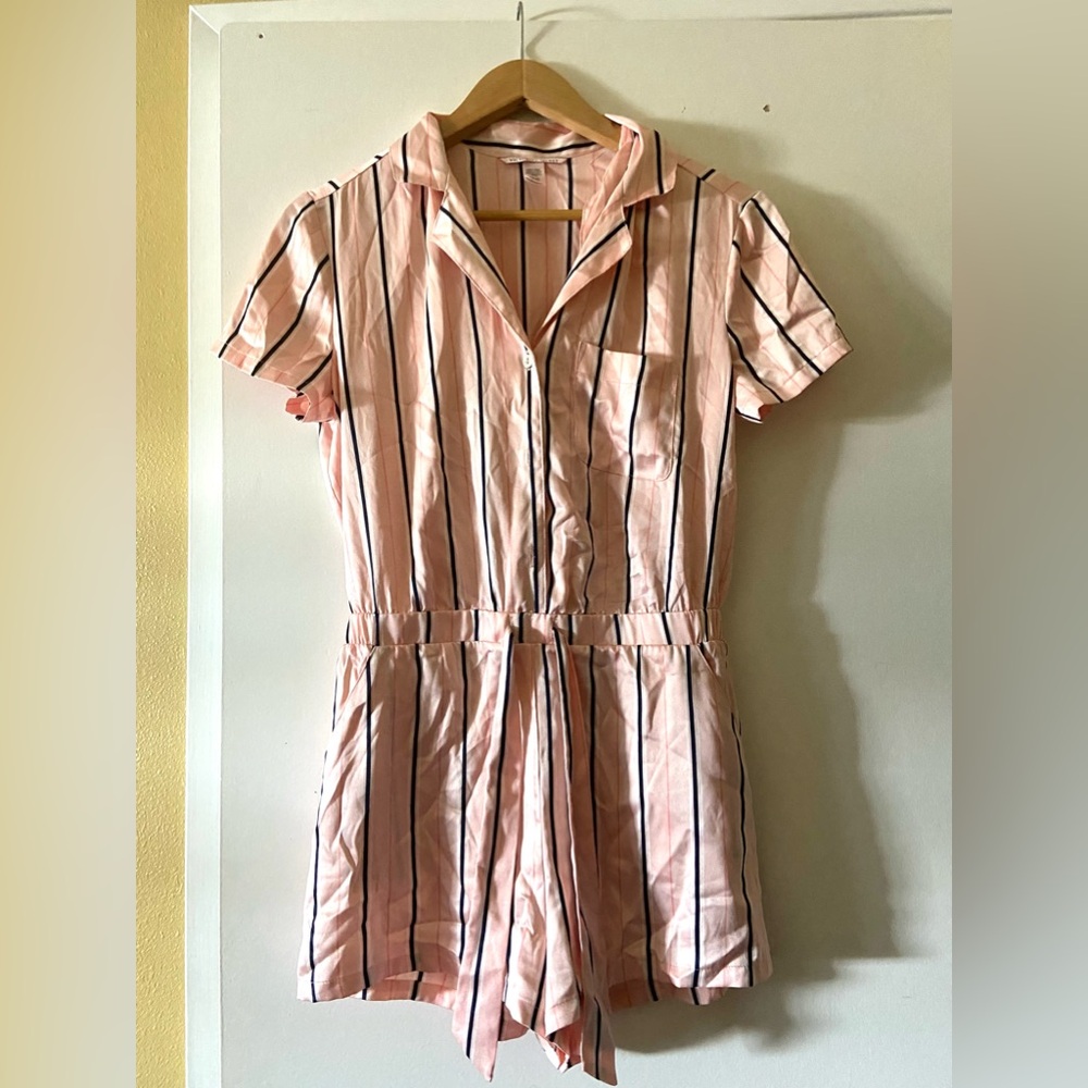 Victoria secret attached romper pajamas size small!